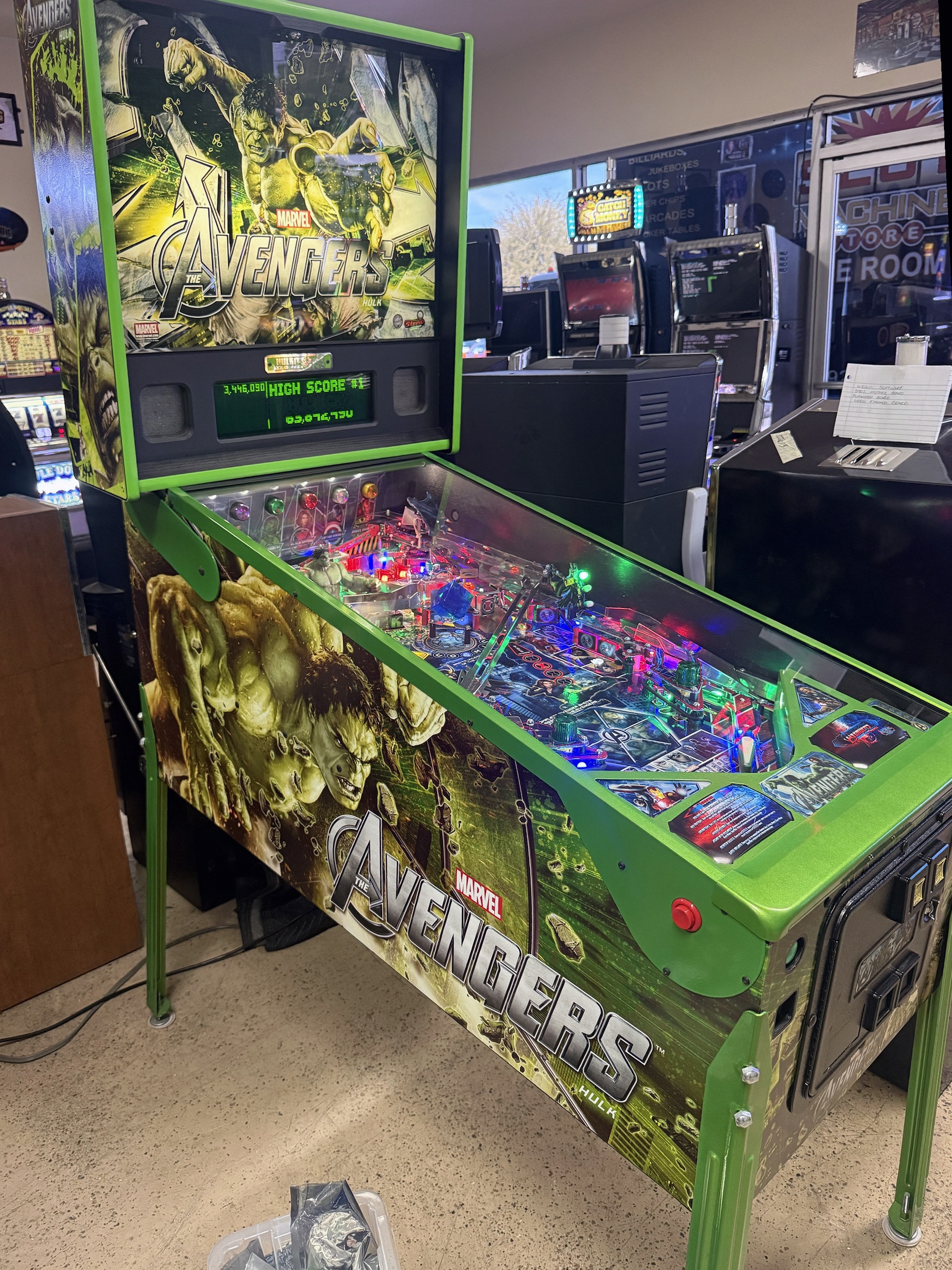 Avengers Hulk Edition Stern Pinball