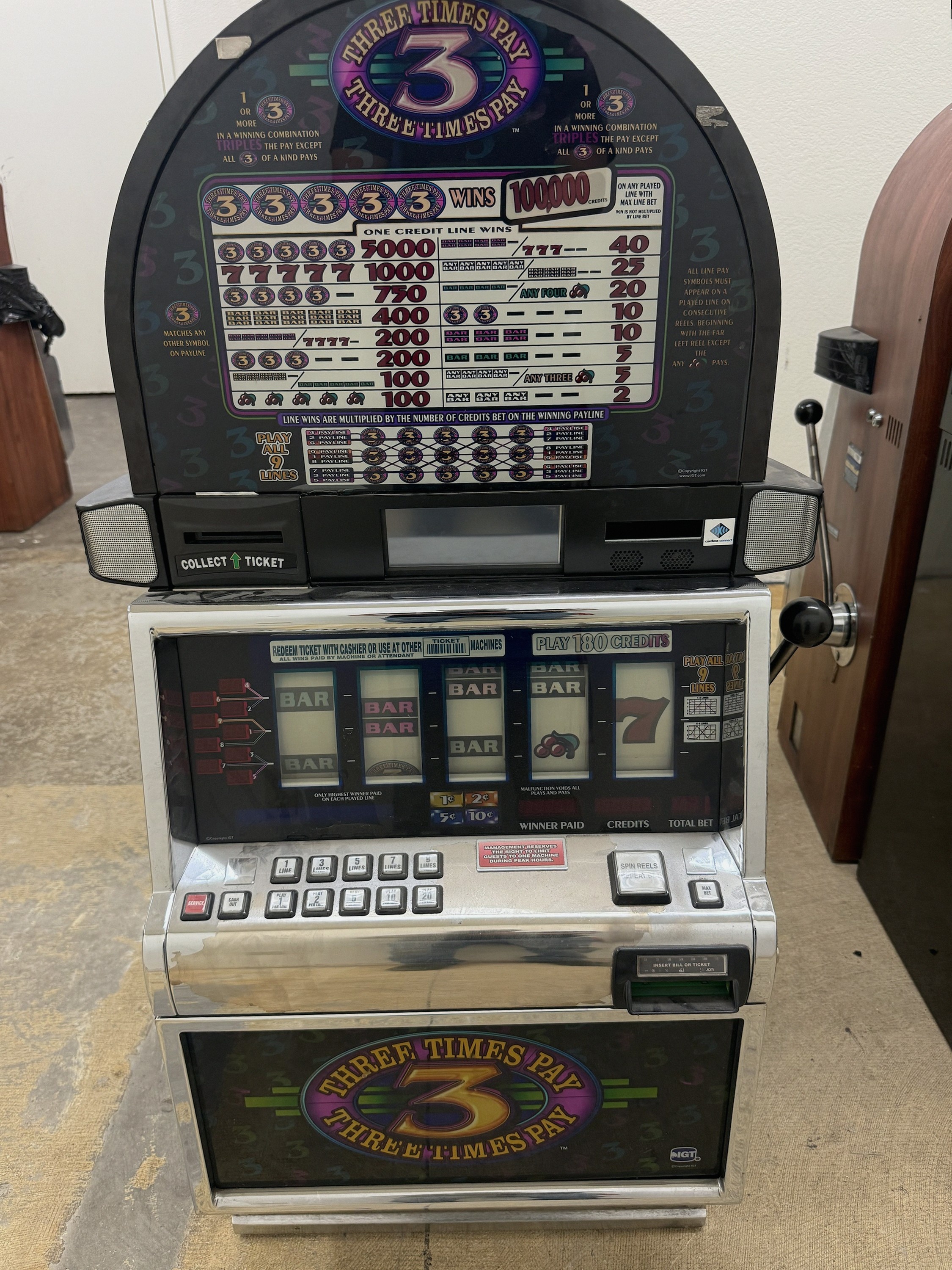 IGT Reel Spinner 3 Times Pay