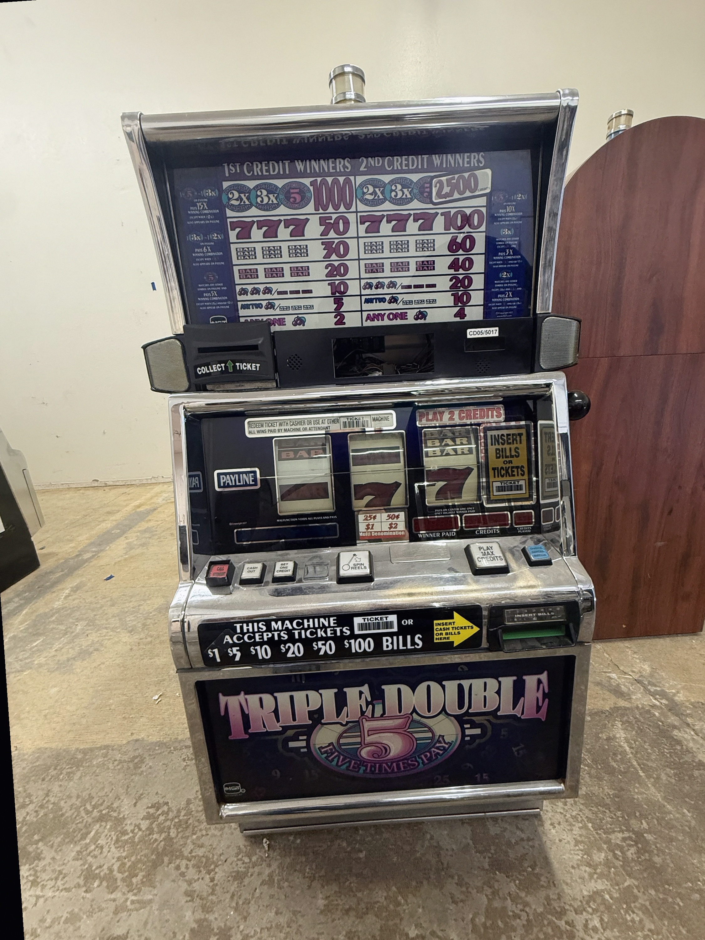 IGT Reel Spinner Triple Double 5 Times Pay