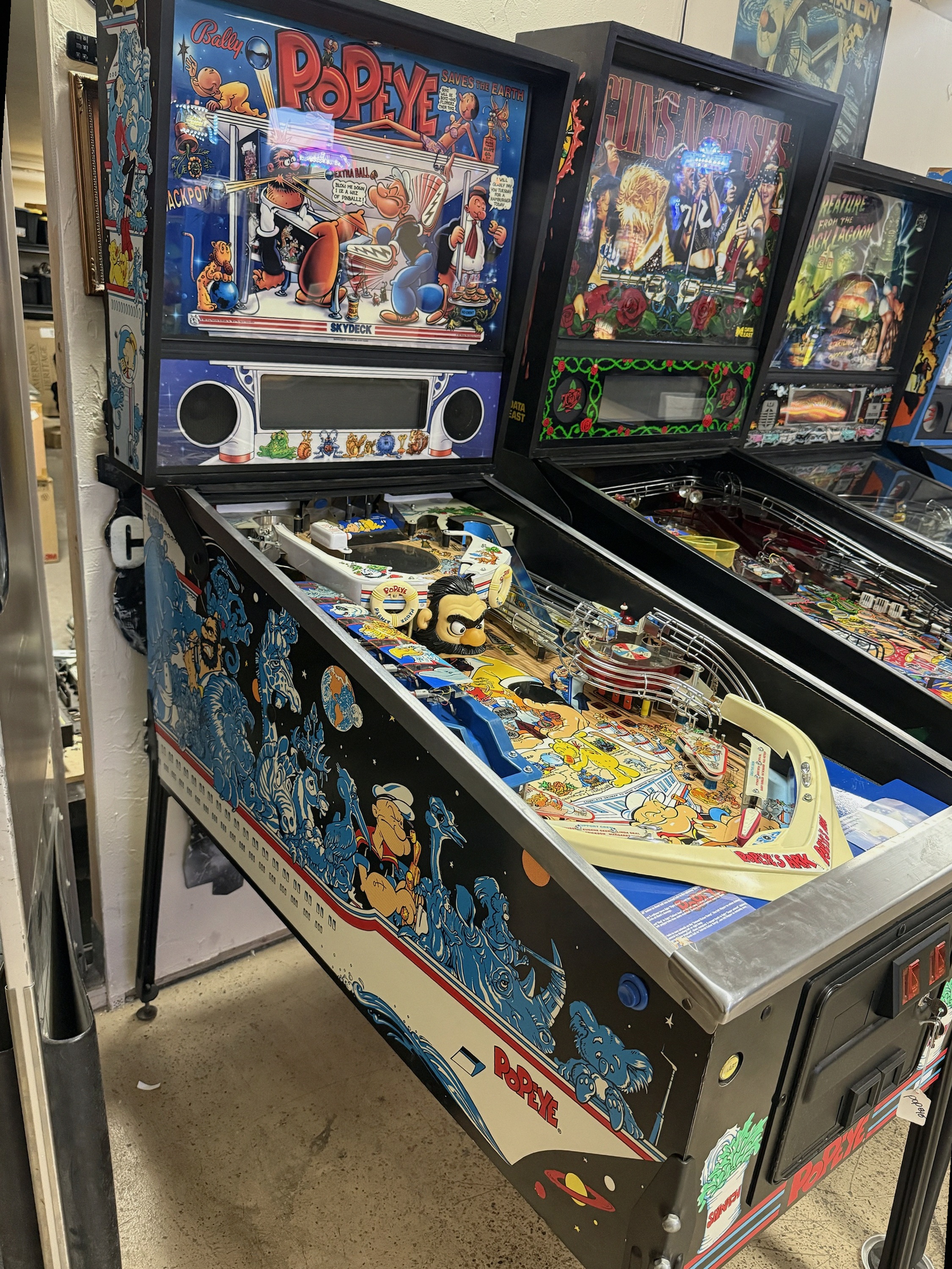 Popeye Pinball Machine