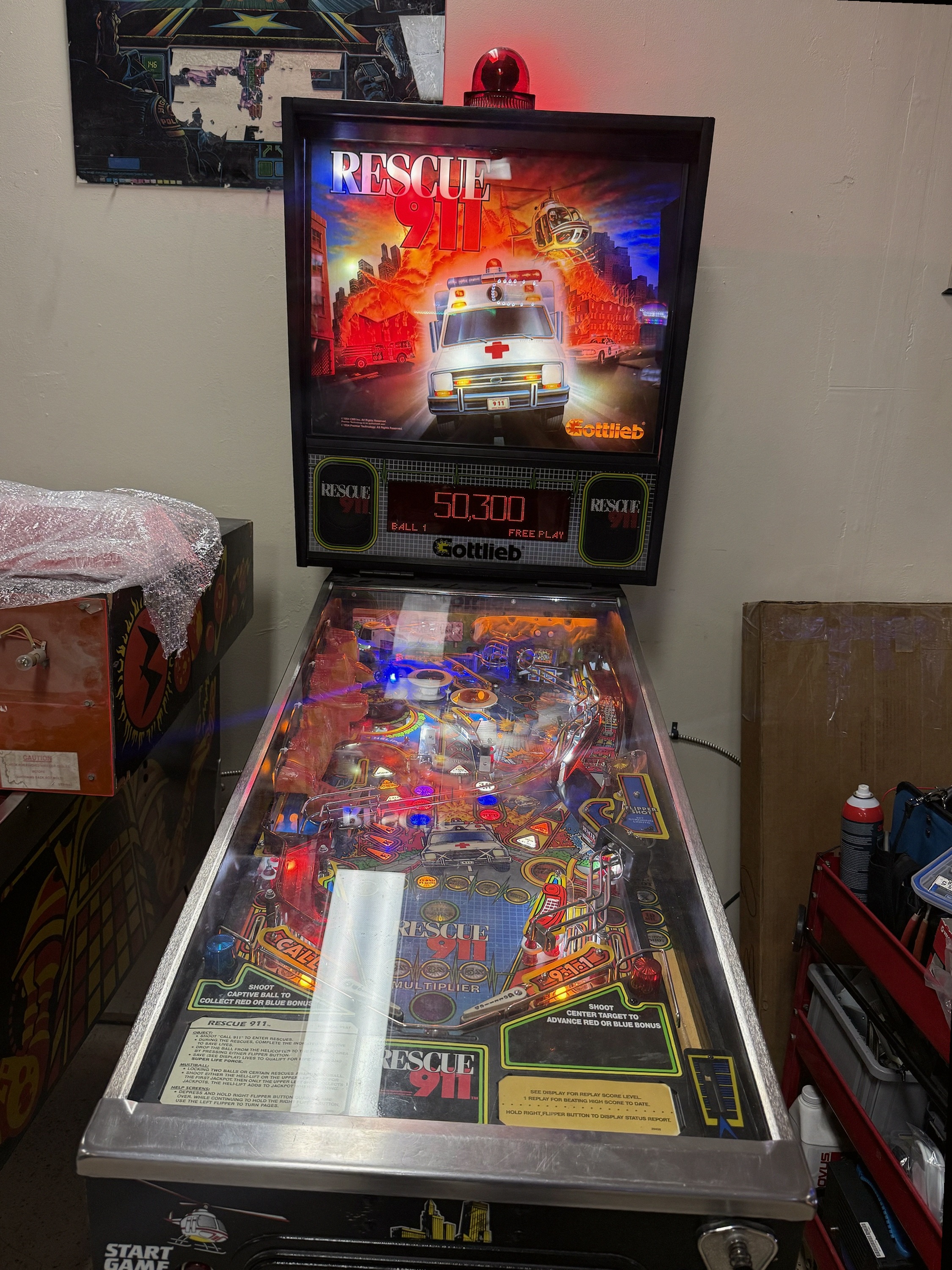 Rescue 911 Pinball